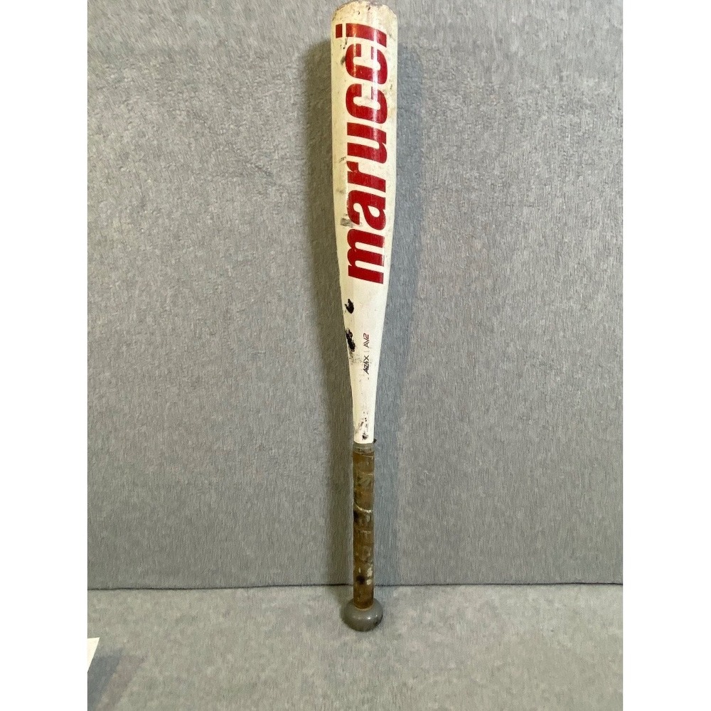 Marucci CAT7 Baseball Bat Youth 27/17 White Red AZ4X Alloy Coach Pitch EUC